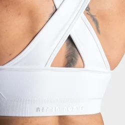 Scrunch Sports Bra  White
