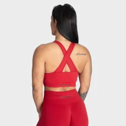 Scrunch Sports Bra   Chili Red