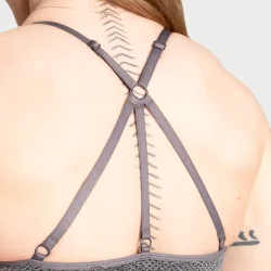 Rockaway Bra  Graphite Melange