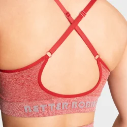 Curve Scrunch Bra  Chili red melange