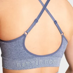 Curve Scrunch Bra  Blue Melange