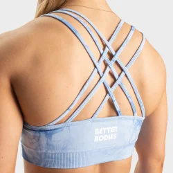Tie Dye Sports Bra  Blue Tie Dye
