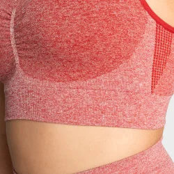 Curve Scrunch Bra  Chili red melange