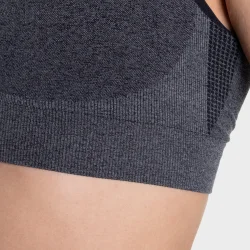 Curve Scrunch Bra  Black Melange