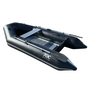 7OC Gummibt 280cm Aludeck Sort