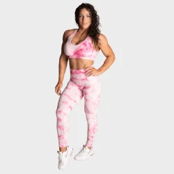 Tie Dye Sport Bra Pink Tie Dye