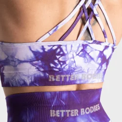 Entice Sports Bra Purple Tie Dye