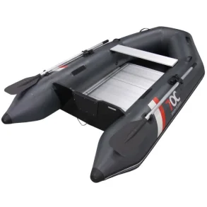 7OC Gummibt 280cm Aludeck Sort/gr