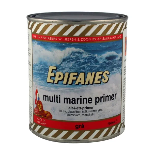 Epifanes Multi Marin Primer For alle underlag Fyller furer og porer Hy dekkevne