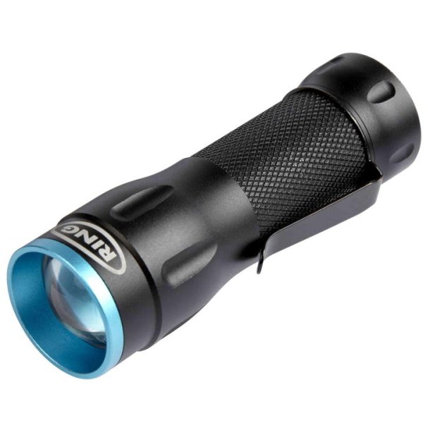 Ring Zoom110, Oppladbar LED lommelykt, 110lm