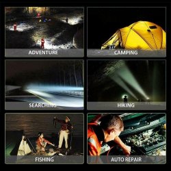 48W 16 Led oppladbar inspeksjon Vanntett utendrs ndlyslampe