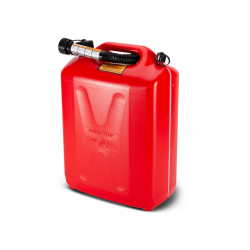 Never Stop Bensinkanne - Rd Plast - 20 Liter- Auto stop helletut