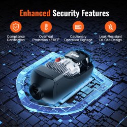 VEVOR Diesel Luftvarmer 12V 5KW