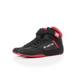 Gwear Classic High Tops, Black/Red 48