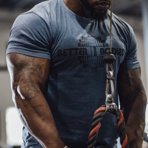 Recruit Tee, Sky Blue Melange