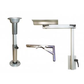 Bordsøyler og braketter